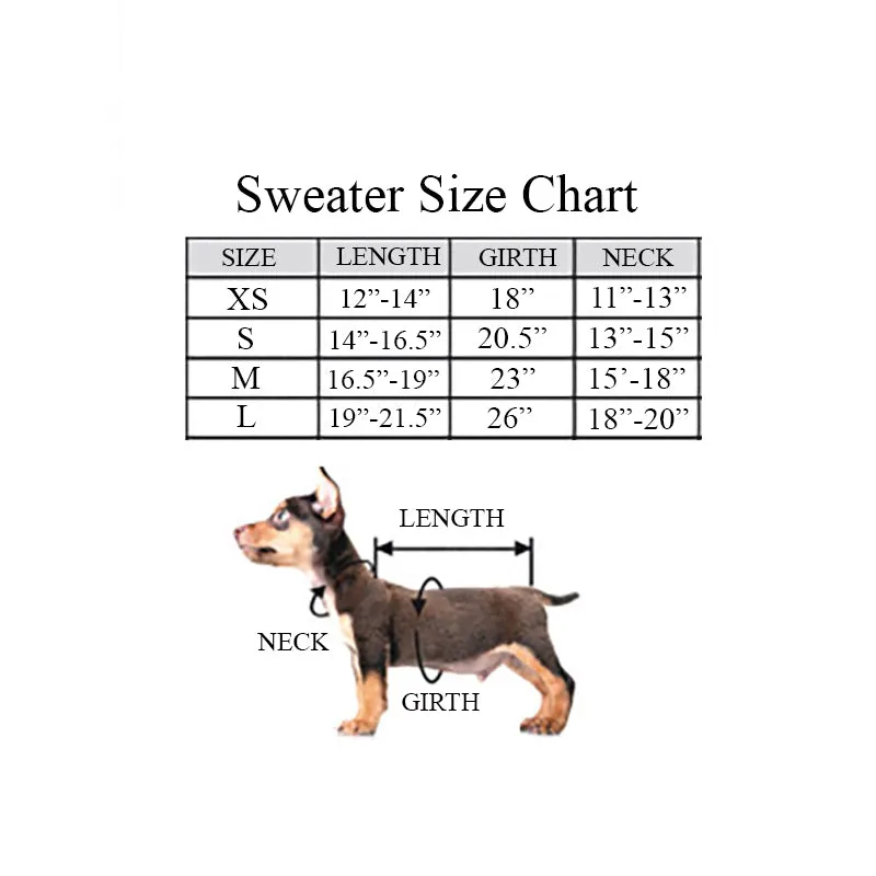 Rudolf Alpaca Holiday Dog Sweater