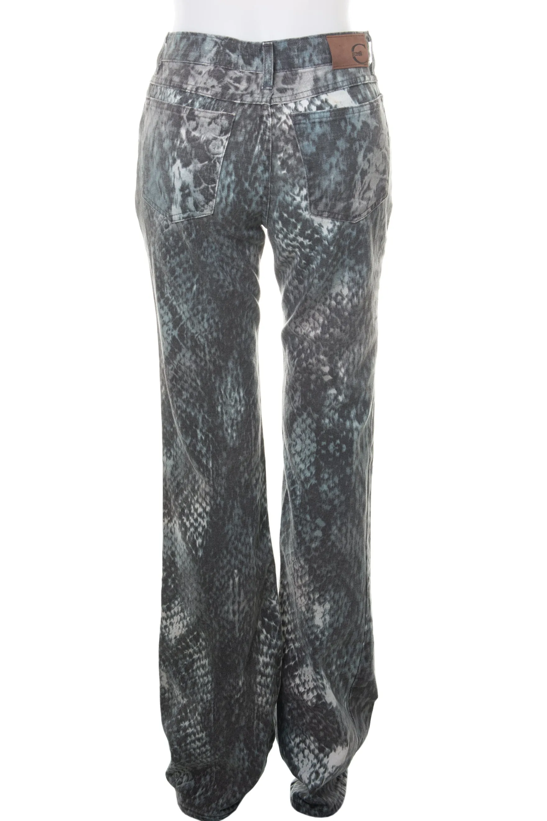 Snakeskin Print Jeans