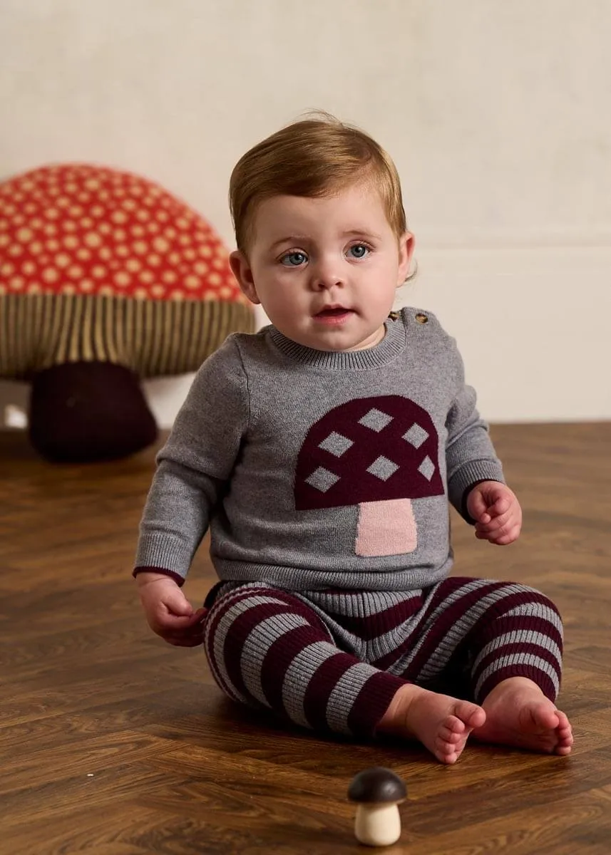 Sparrow & Perry Set - Mushroom Sweater & Legging Set