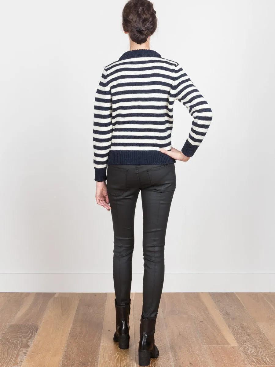 stripe sweater