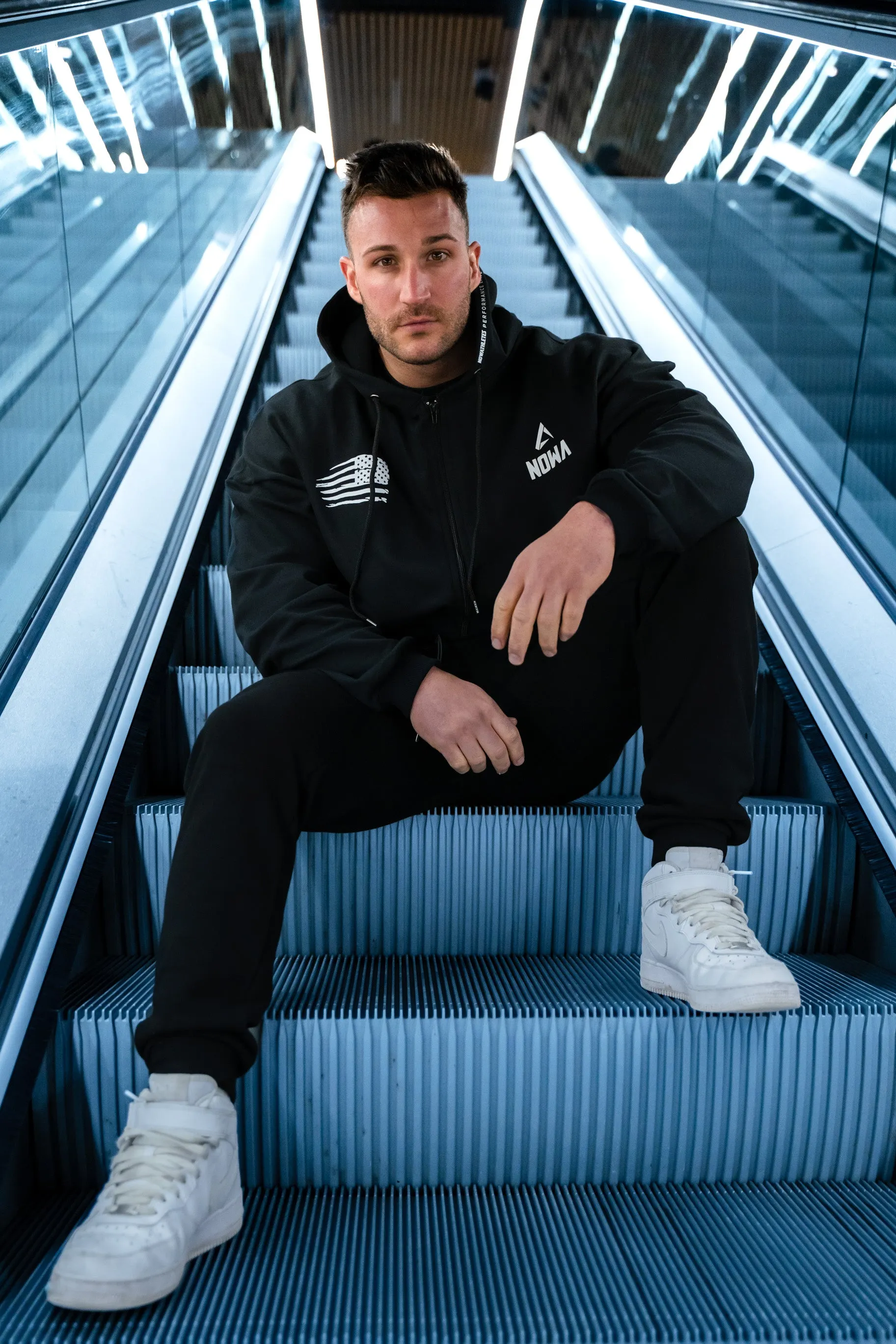 Sudadera Performance Oversized - Black Navy