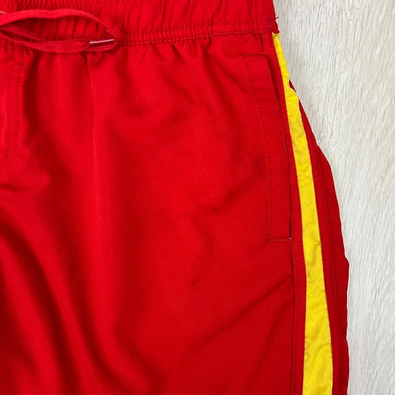 Surf Life Saving Womens Red Swim Shorts Board Shorts Size 12 approx