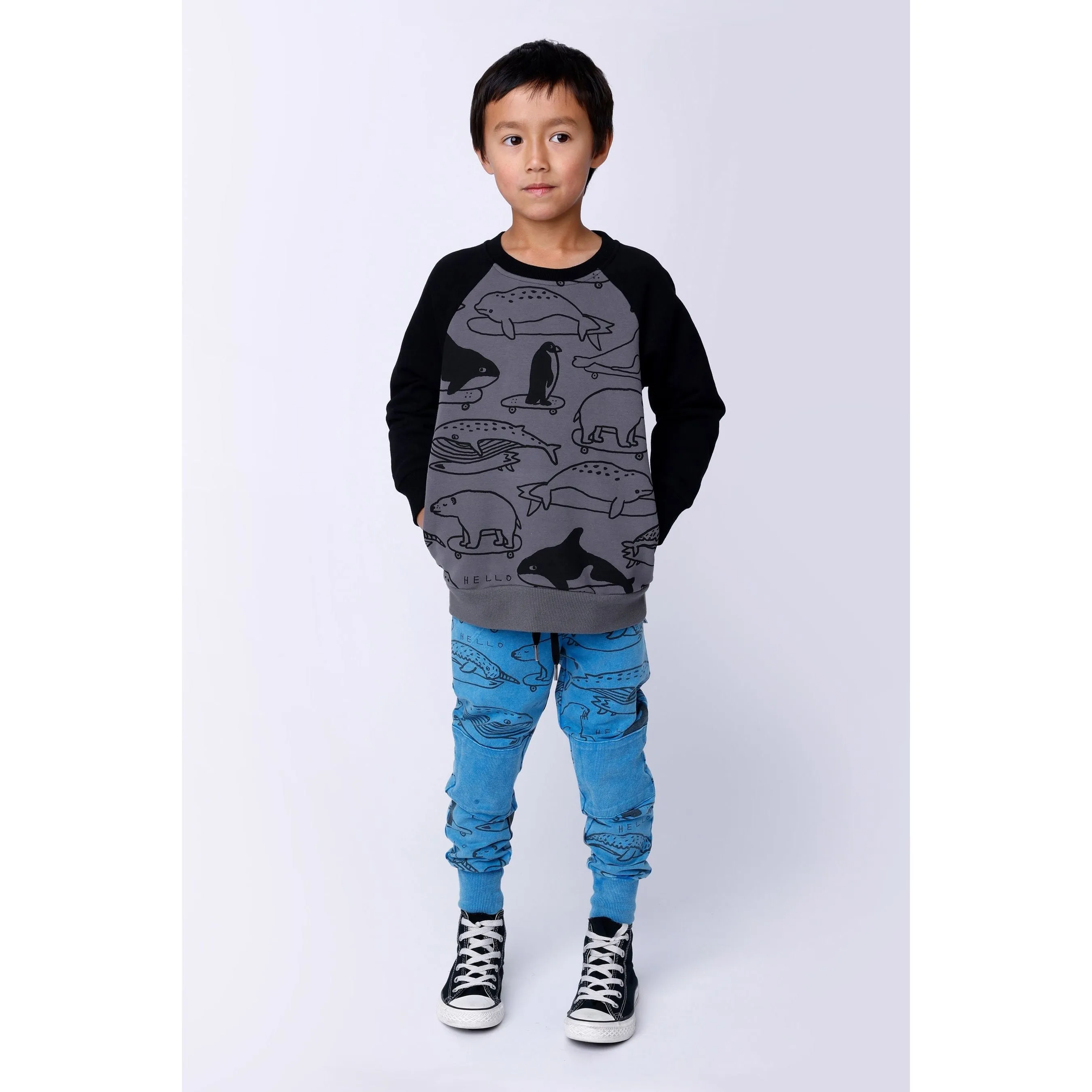 Surf Skate Animals Trackies