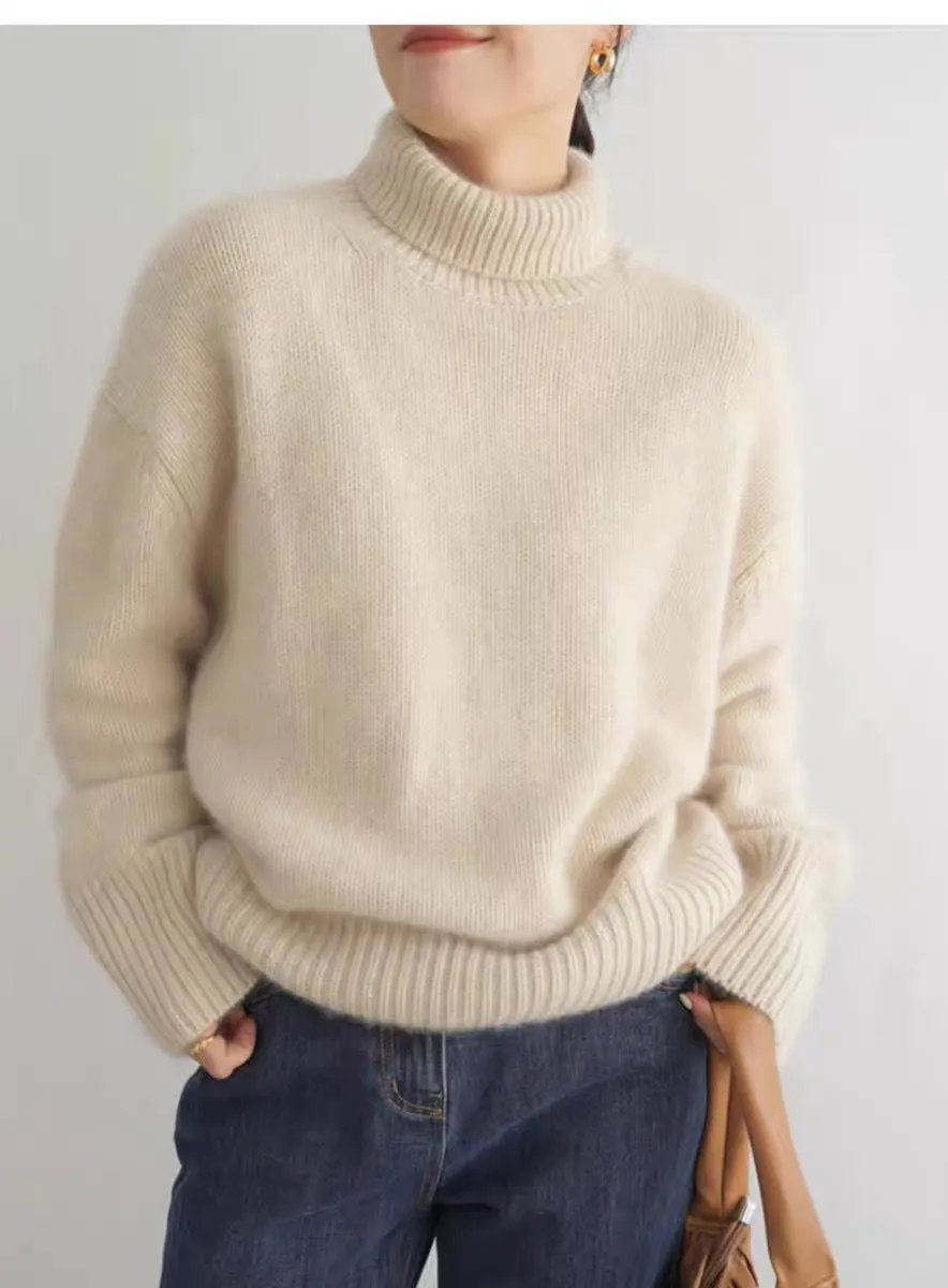 Tanya | Turtleneck Knitted Sweater