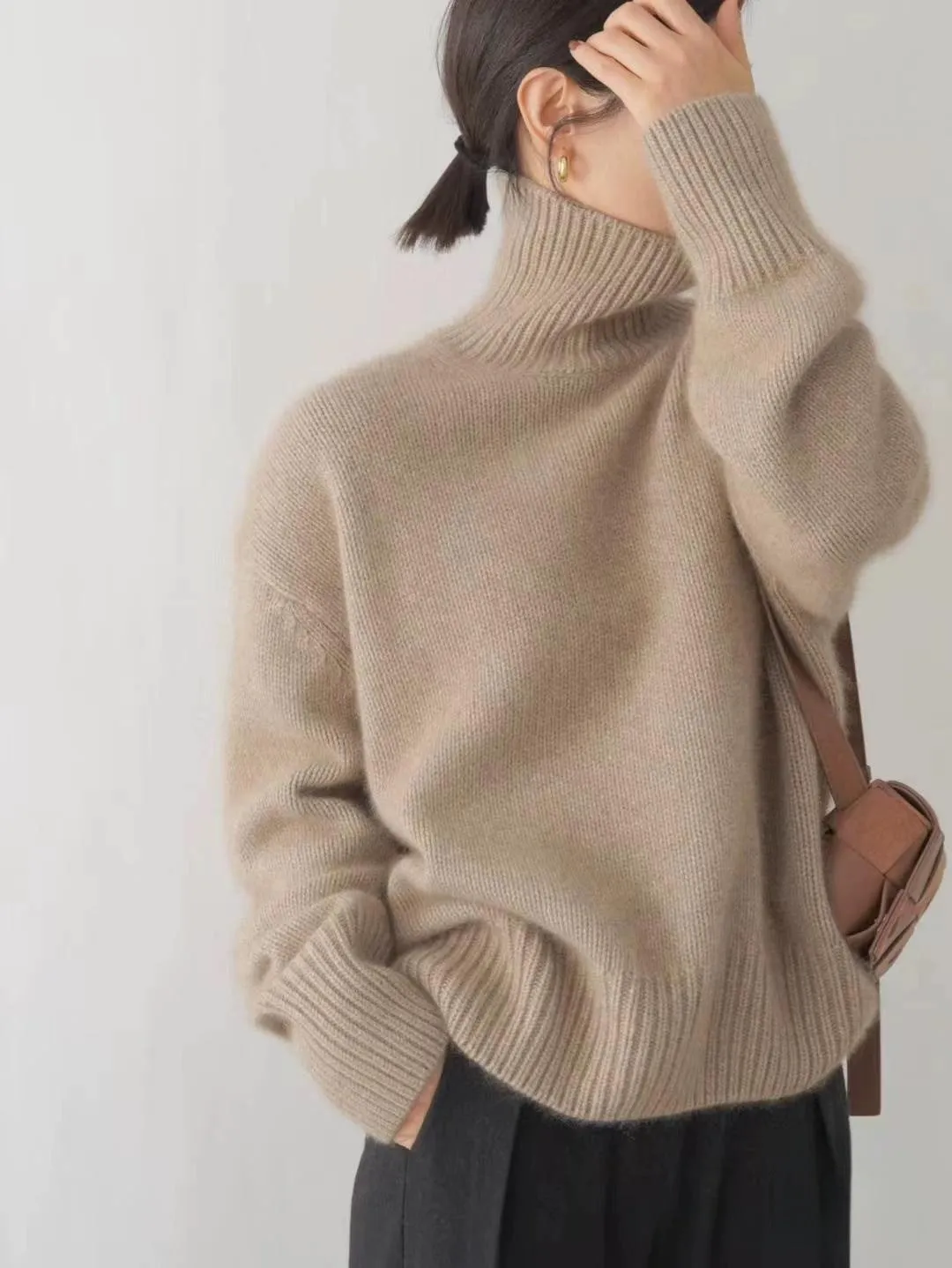 Tanya | Turtleneck Knitted Sweater