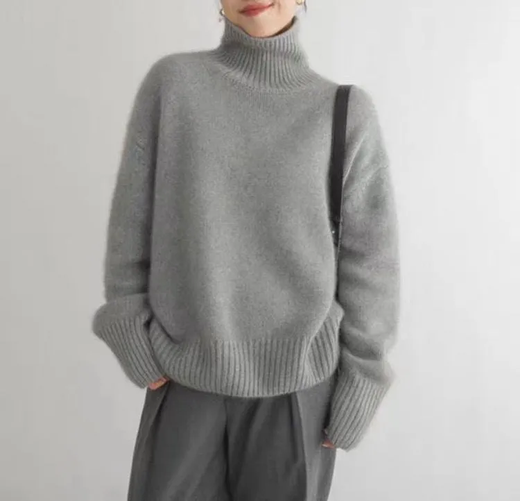 Tanya | Turtleneck Knitted Sweater