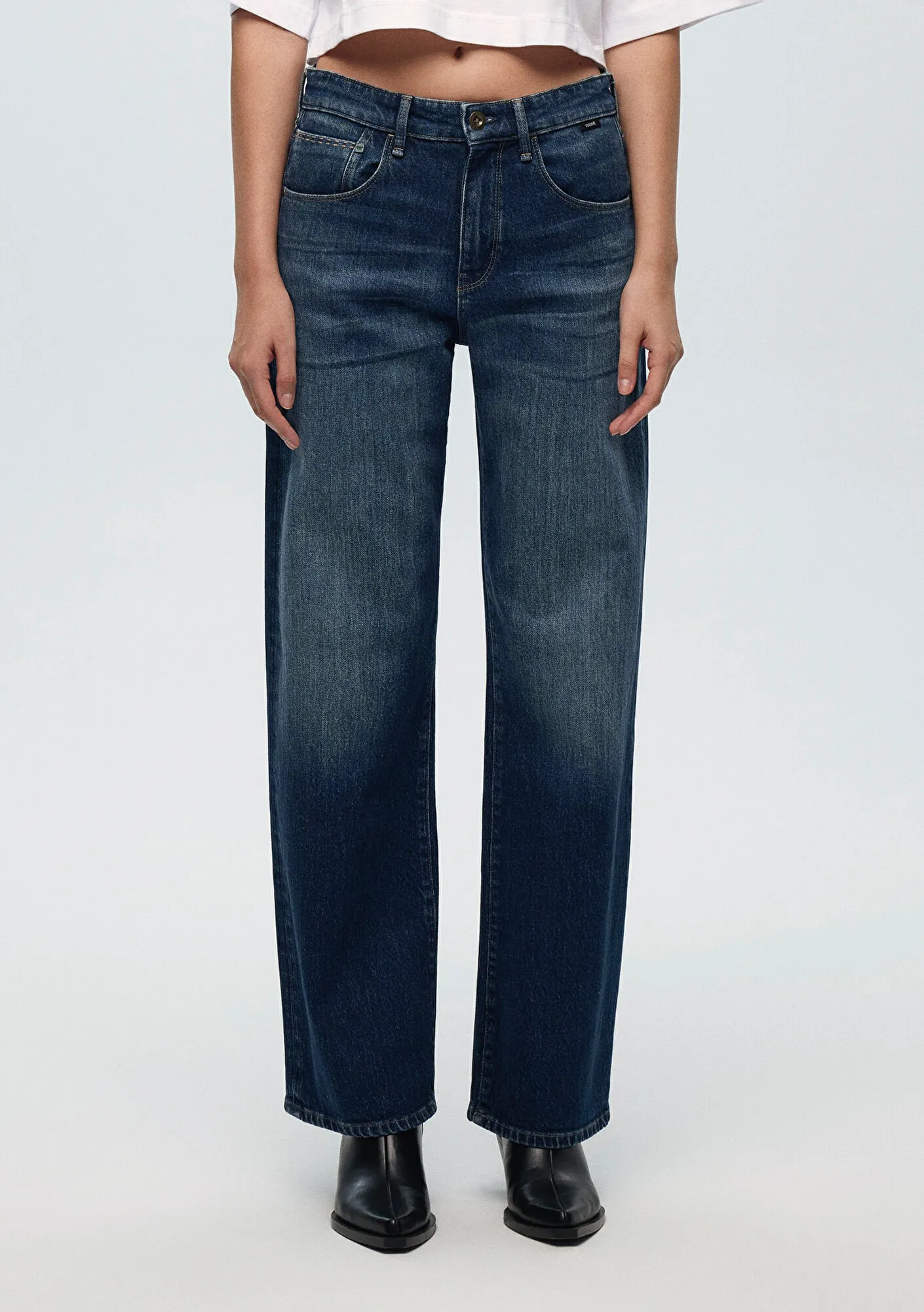 Taylor Deep Blue Denim Jean Pants
