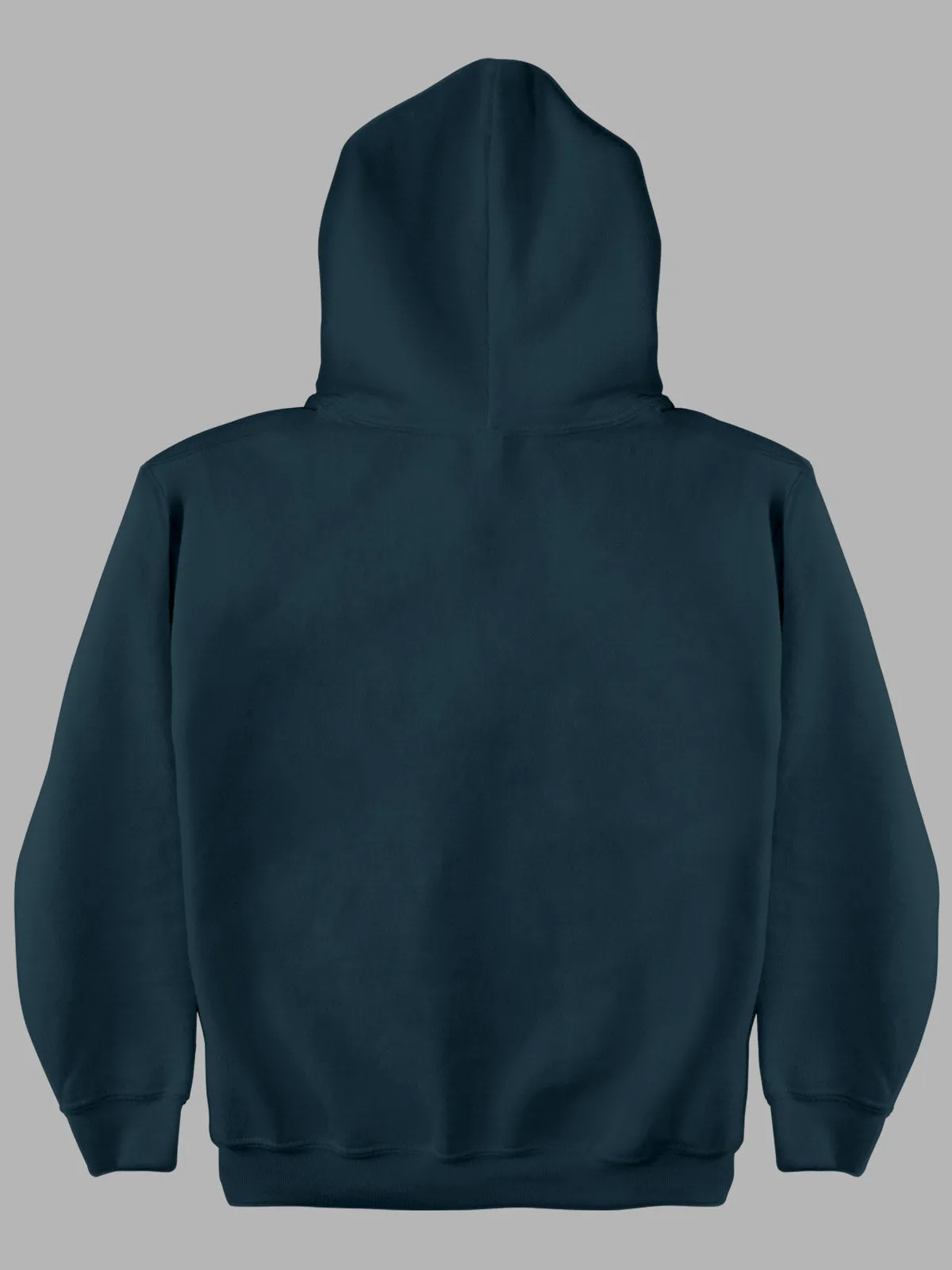 Teal Blue Plain Cotton Hoodie for Men & Women