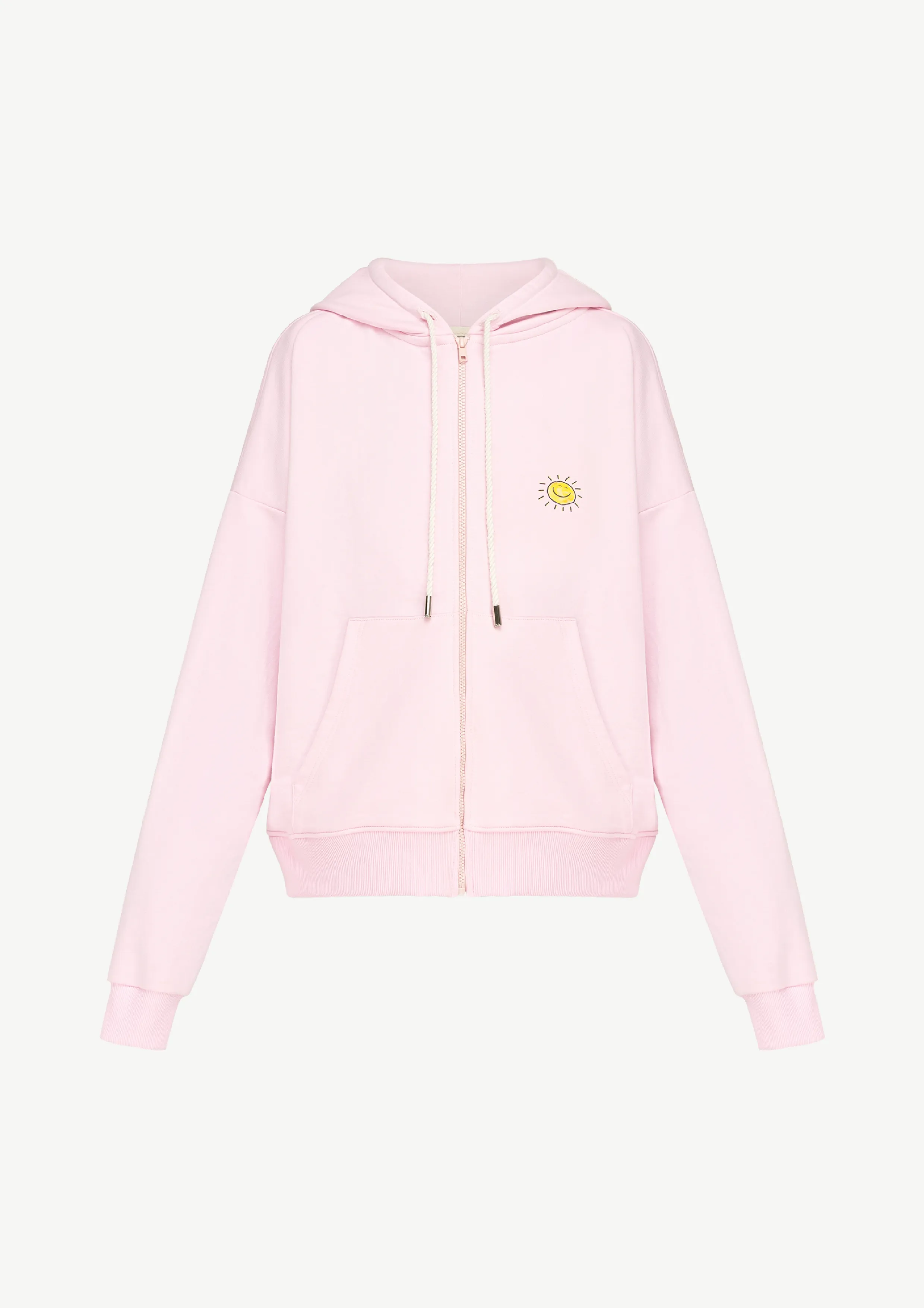 «The sun» Hoodie In Pink