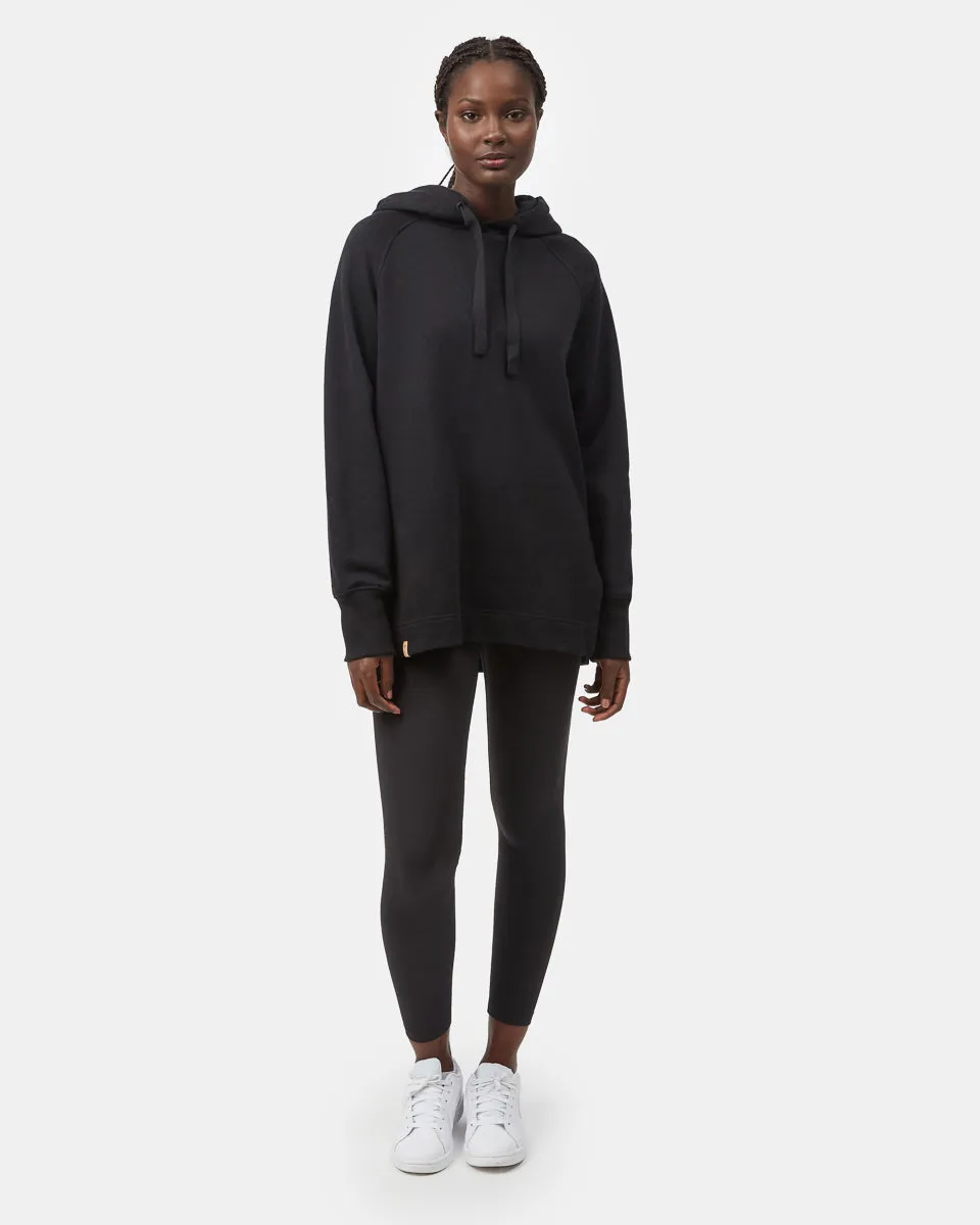 Treefleece Slit Hem Oversized Hoodie