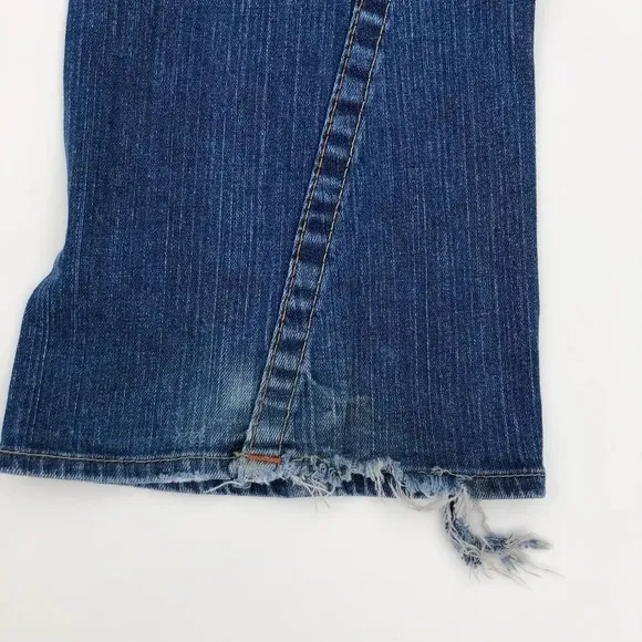 True Religion Joey Bootcut Jeans Twisted Seam Y2K Vintage Women's Size 30