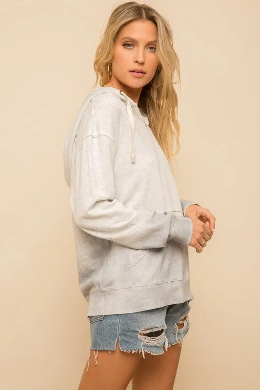 Two Tone Oversized Hoodie
