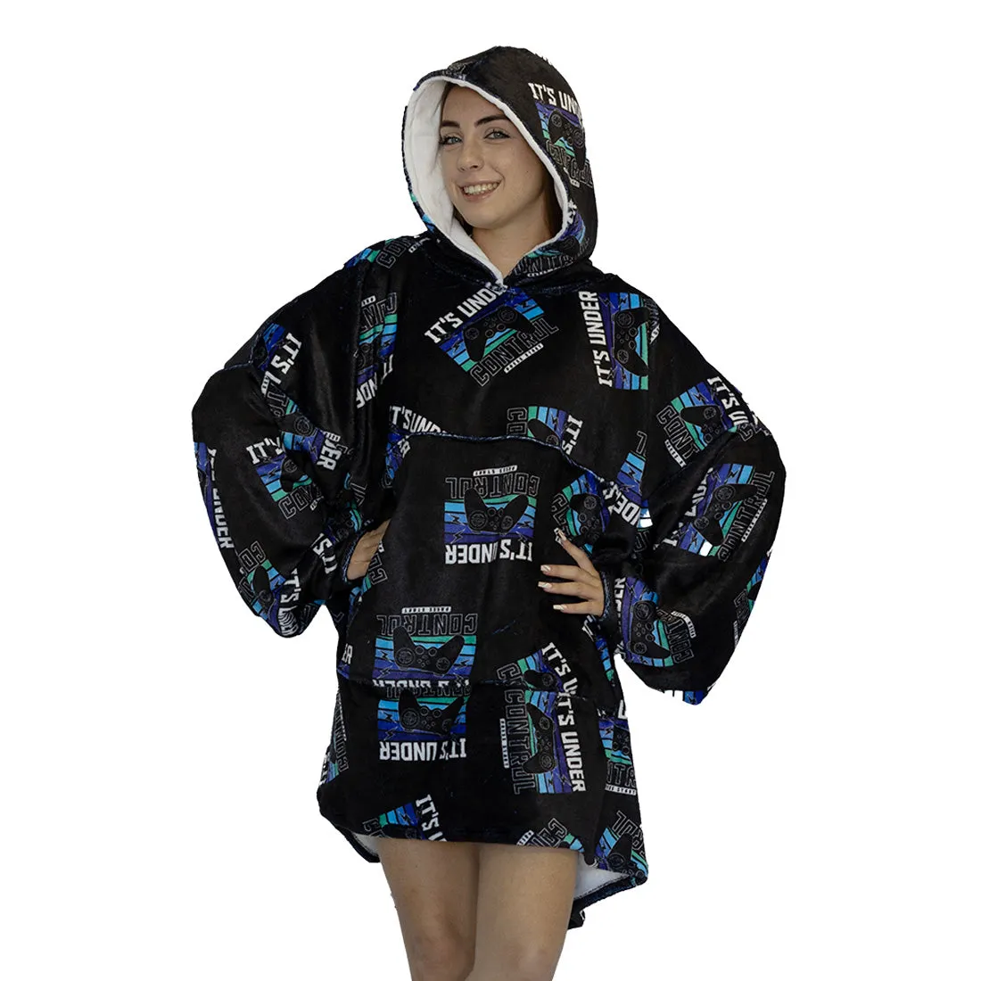 Under Control Gamer Hoogy - Oversized Blanket Hoodie