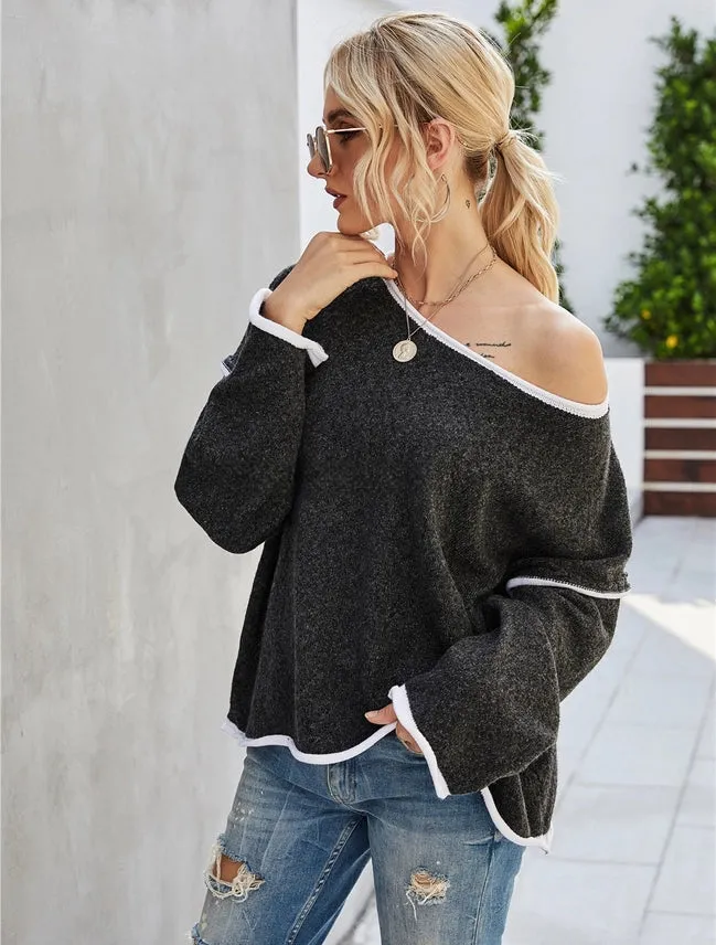 Valentin Crew Neck Sweatshirt - Black