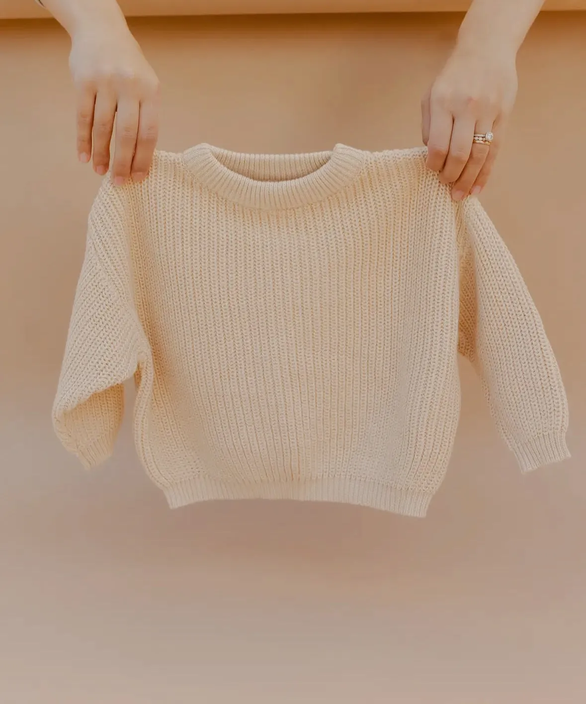 Vanilla Chunky Knit Sweater
