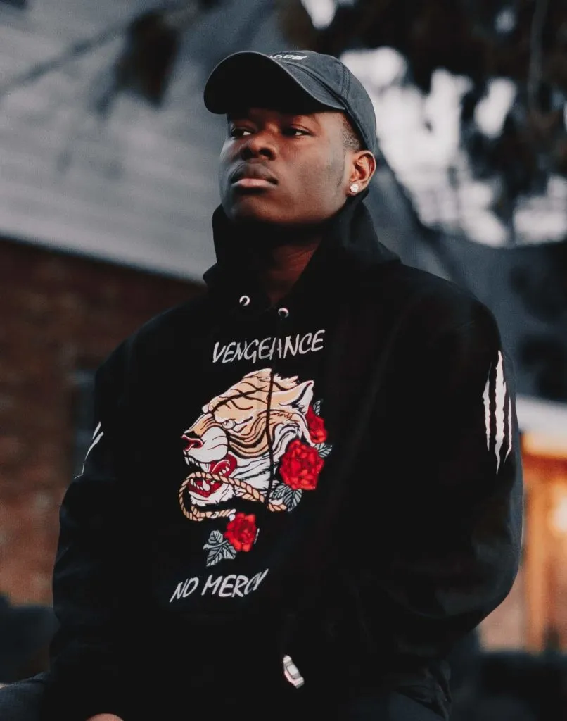 Vengeance/No Mercy Tiger | Black Hoodie