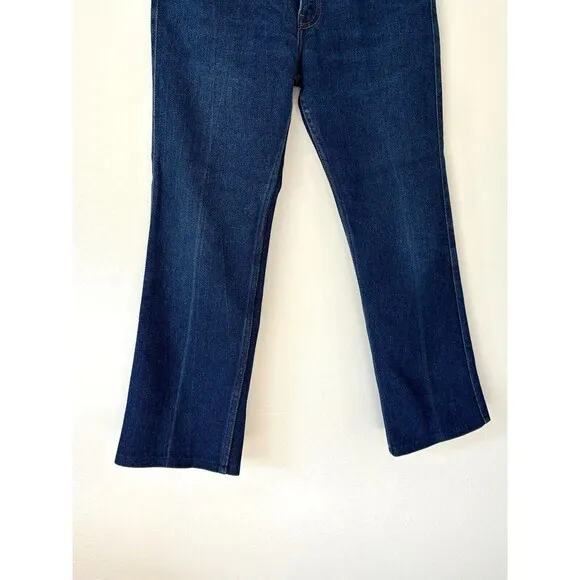 Vintage 80s Levis Jeans 517 2017 30x32 *30x25 Brown Tab Bootcut USA Hippie