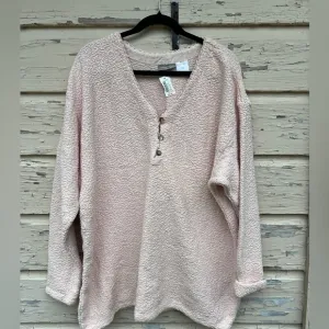 Vintage 90s Coldwater Creek 100% Cotton Chunky Boucle Knit Oversized Sweater XL