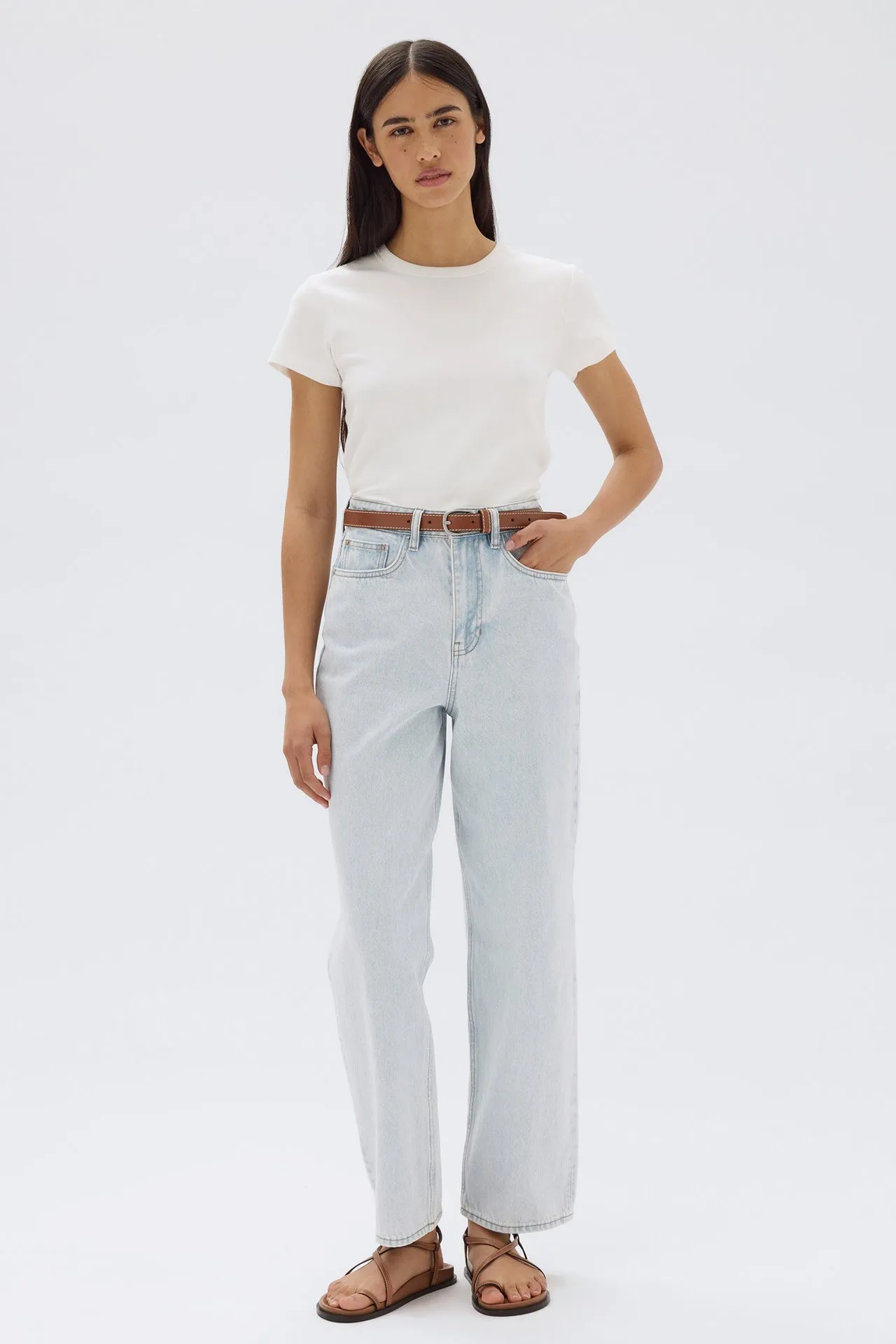 Vintage Straight Jean | Bleach