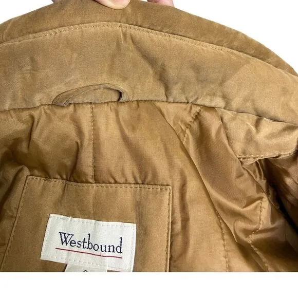 Vintage Westbound fur hoodie jacket size S