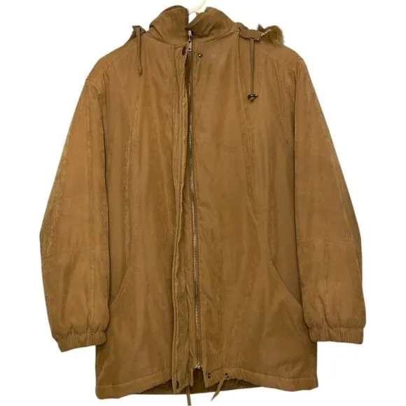 Vintage Westbound fur hoodie jacket size S