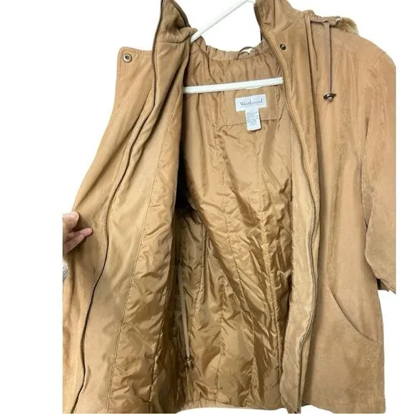 Vintage Westbound fur hoodie jacket size S