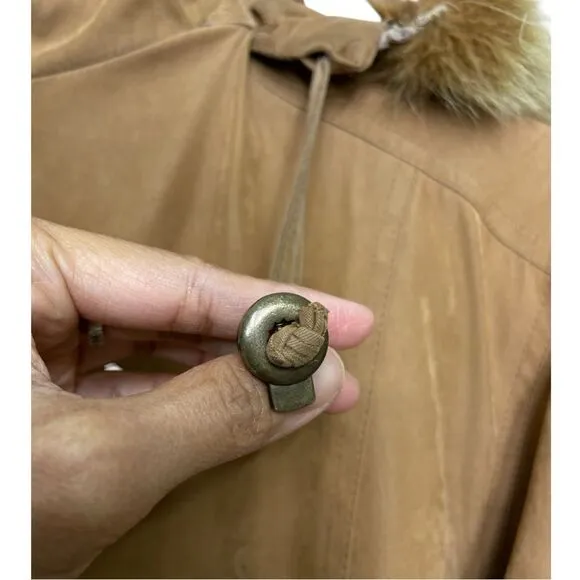 Vintage Westbound fur hoodie jacket size S