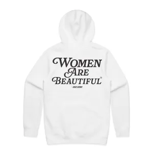 Women Are Beautiful (BK) | White Hoodie