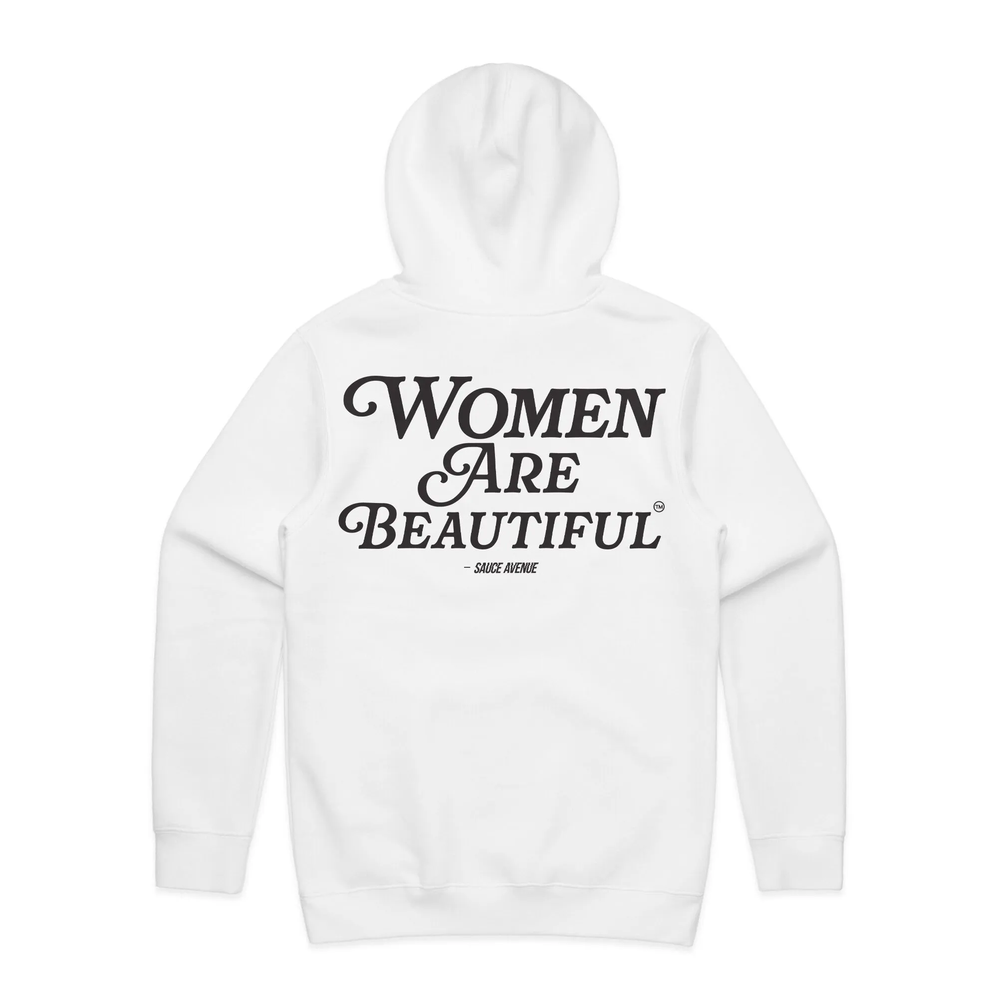 Women Are Beautiful (BK) | White Hoodie