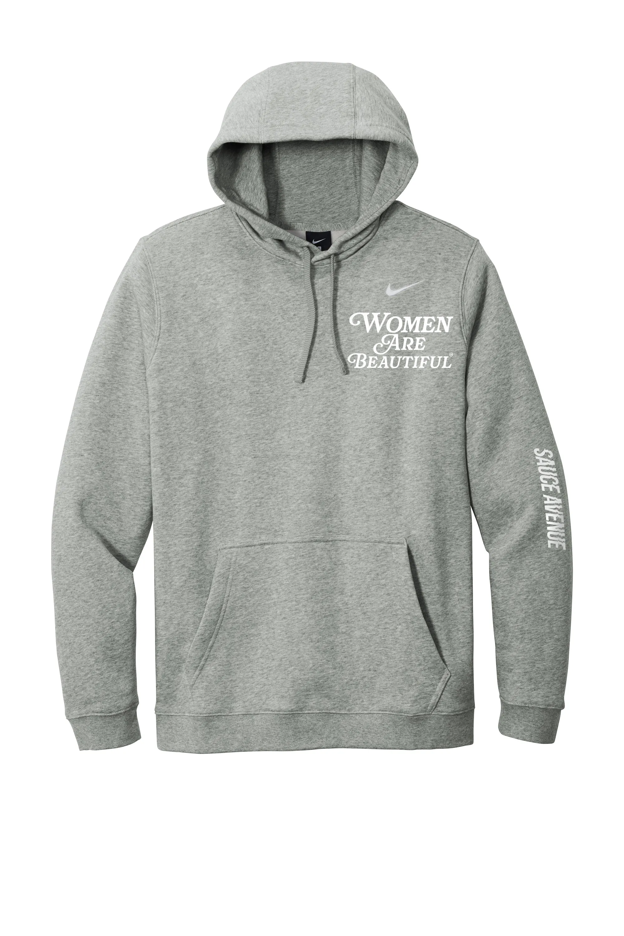 Women Are Beautiful (WH) | Dark Grey Heather Nike Hoodie