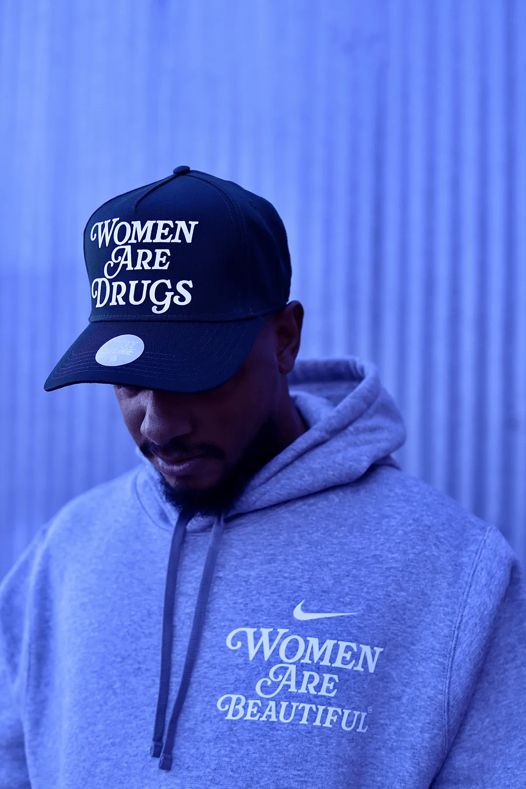 Women Are Beautiful (WH) | Dark Grey Heather Nike Hoodie