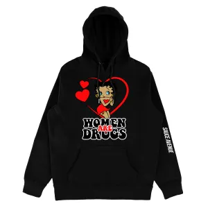Women Are Drugs (BB Boop) | Black Hoodie