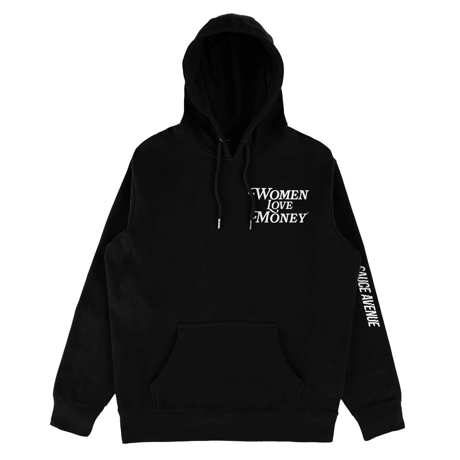 Women Love Money (WH) | Black Hoodie