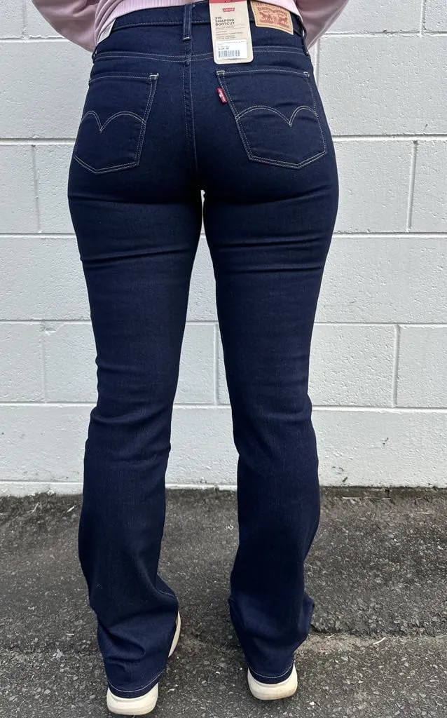 Womens Levi 315 Shaping Bootcut Jeans
