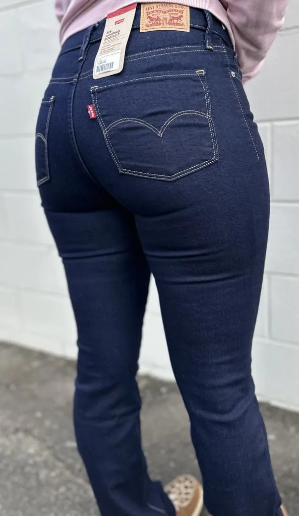 Womens Levi 315 Shaping Bootcut Jeans