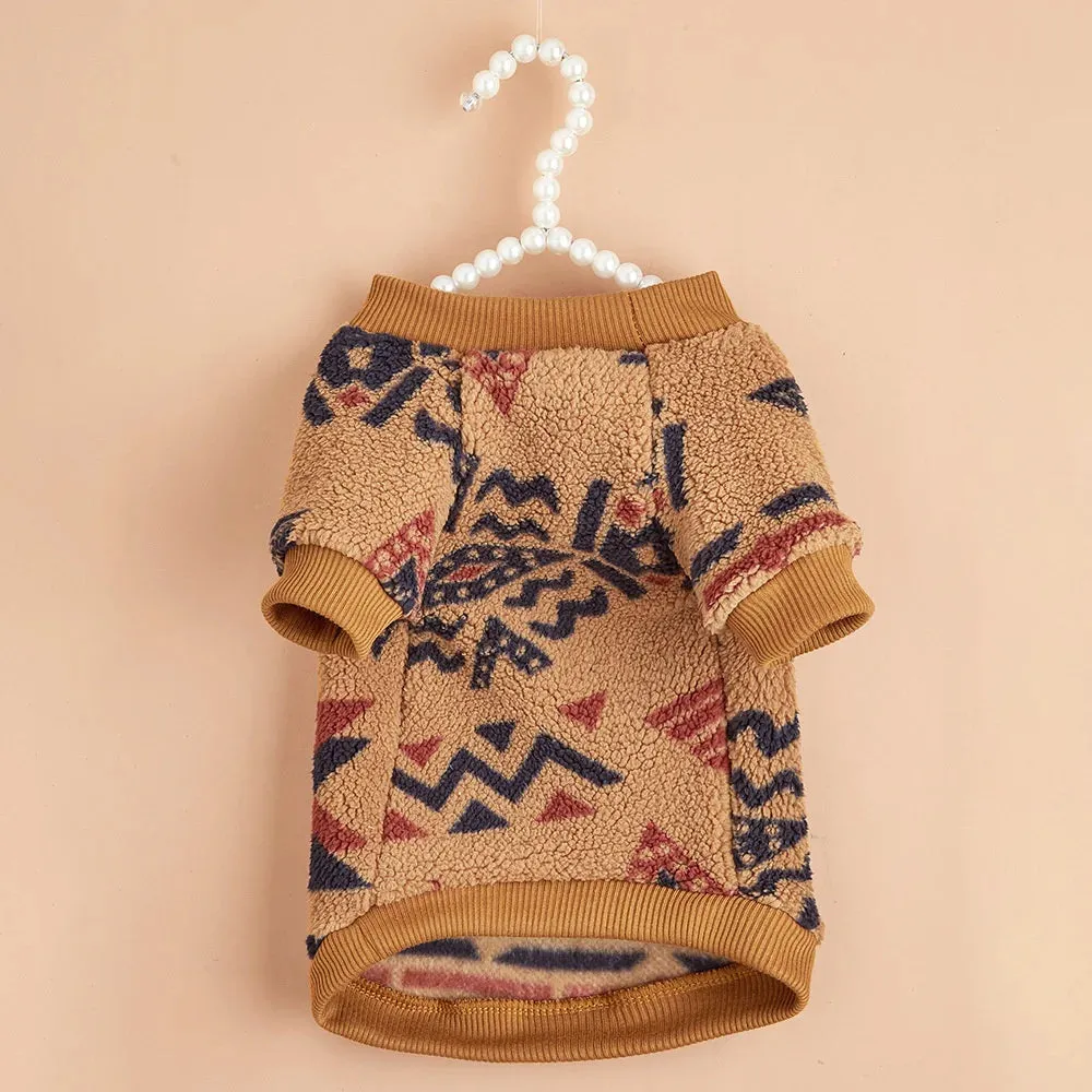 Woollen Sweater for Small Dogs Warm Pullover