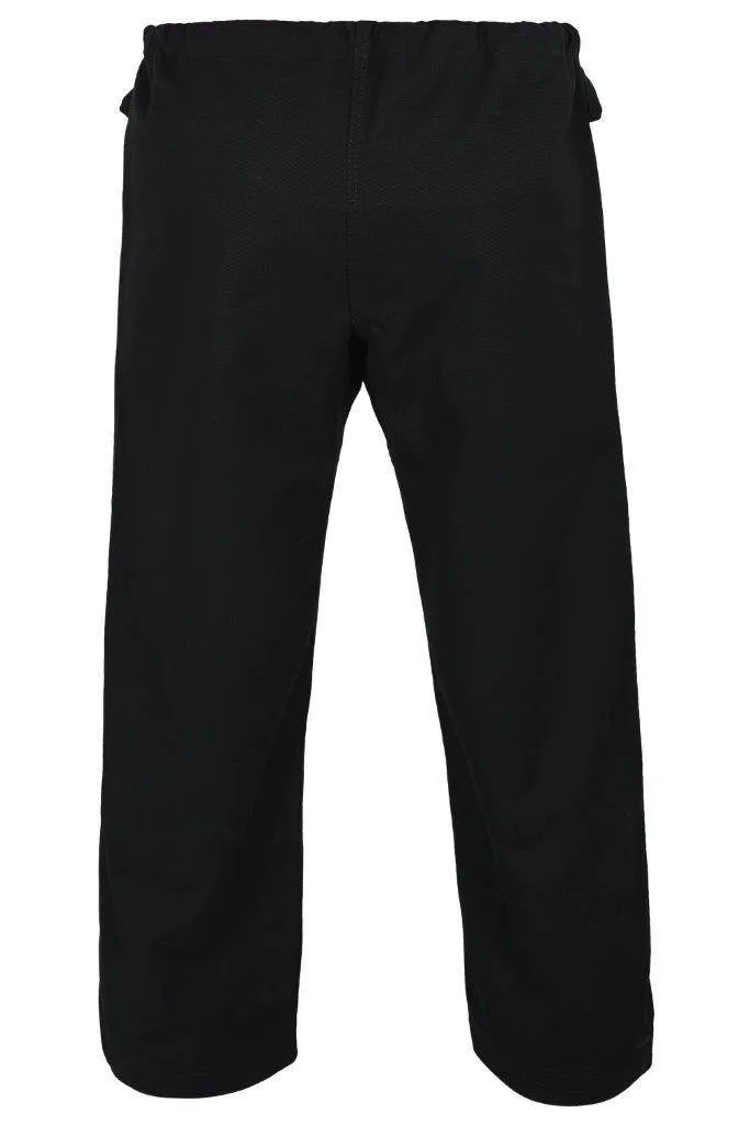 Yamasaki GI Martial Arts Gold Canvas Pants | Black [14oz]