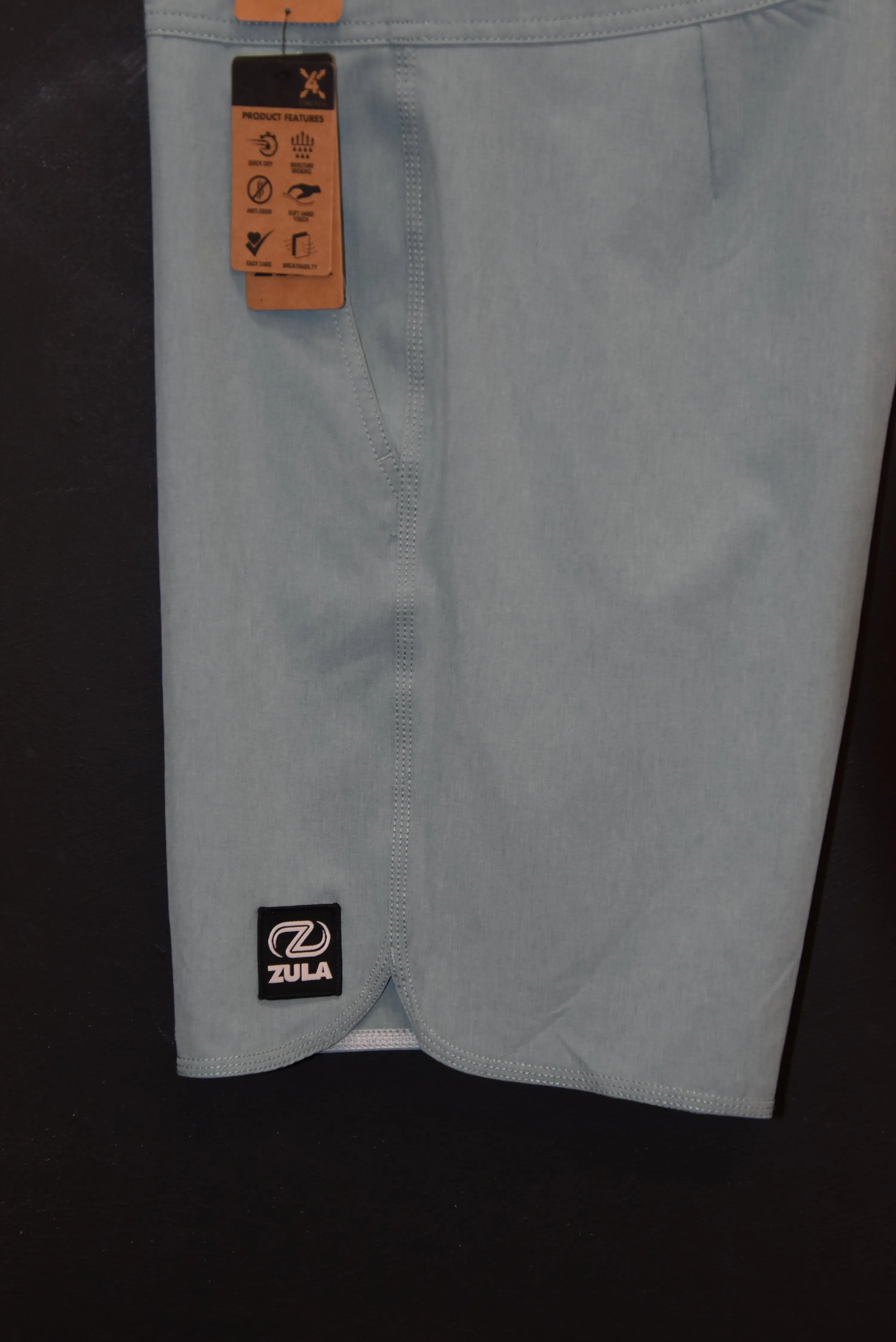 Zula Solid Performance 18.5" Board Short